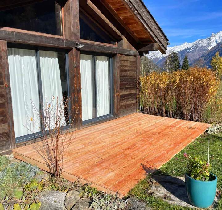 Pose de terrasse Les Houches