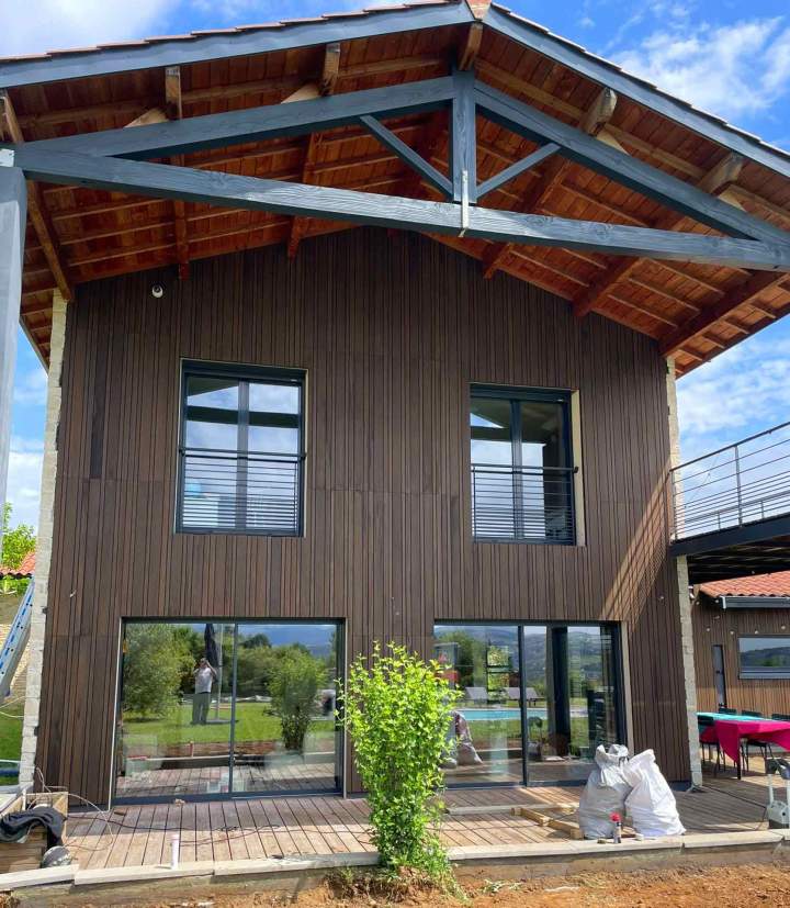 Bardage en bois Les Houches
