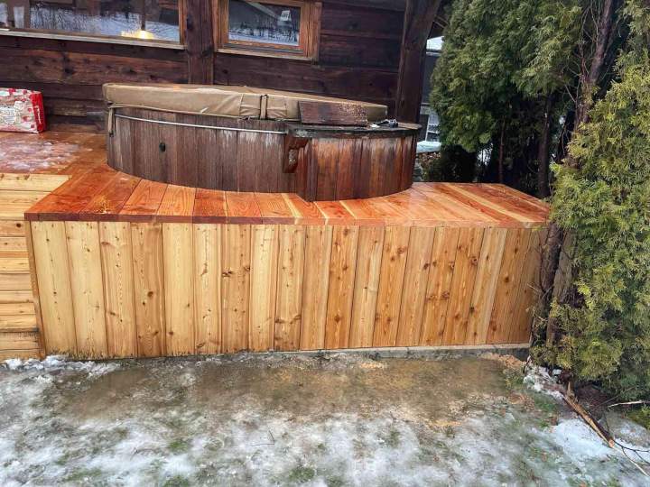 Création de terrasse en bois Les Houches